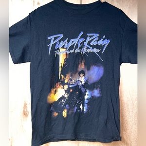 Prince Purple Rain Graphic T-shirt The Prince Estate Official & Approved Size M